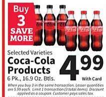 Food City Coca-cola products offer