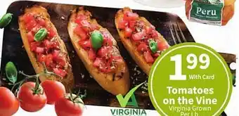 Food City Tomatoes on the vine offer
