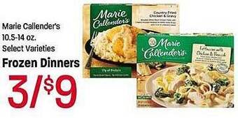 Maceys Frozen dinners offer
