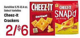 Maceys Cheez-it crackers offer