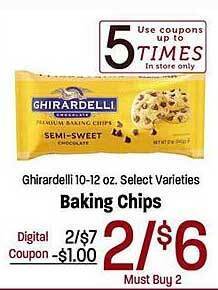 Maceys Baking chips offer