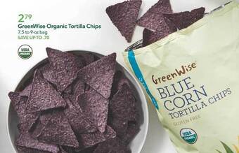 Publix Greenwise organic tortilla chips offer