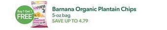 Publix Barnana organic plantain chips offer