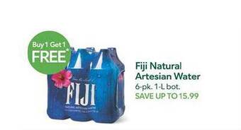 Publix Fiji natural artesian water offer