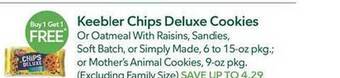 Publix Keebler chips deluxe cookies offer