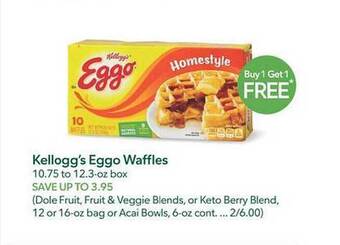Publix Kellogg's eggo waffles offer