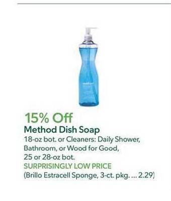 Publix Method dish soap offer
