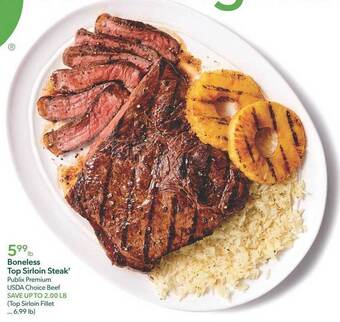 Publix Boneless top sirloin steak offer