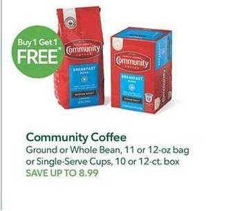 Publix Community coffee offer
