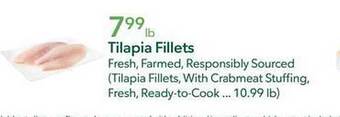 Publix Tilapia fillets offer
