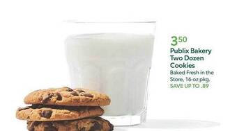 Publix Publix bakery two dozen cookies offer