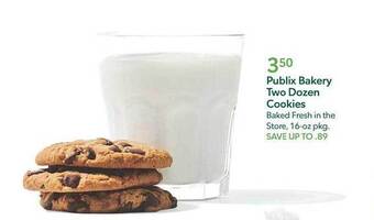 Publix Publix bakery two dozen cookies offer