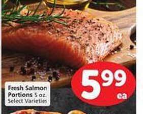 Safeway Fresh salmon portions offer