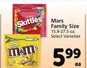 Safeway Mars family size offer