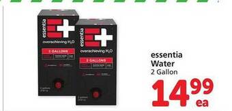 Safeway Essentia water offer