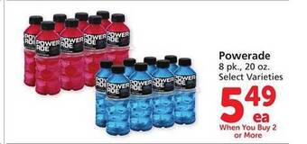 Safeway Powerade offer