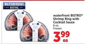 Safeway Waterfront bistro shrimp ring with cocktail sauce offer