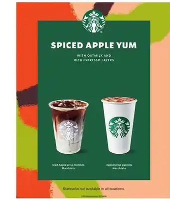 Safeway Iced apple crisp oatmilk macchiato, apple crisp oatmilk macchiato offer