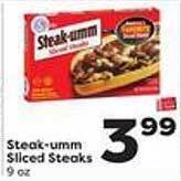 Weis Markets Steak-umm sliced steaks offer
