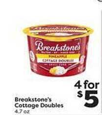 Weis Markets Breakstone's cottage doubles offer