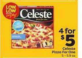 Weis Markets Celeste pizza for one offer