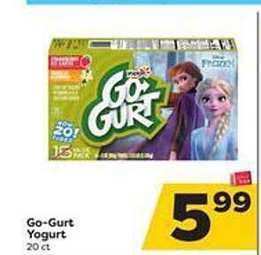 Weis Markets Go-gurt yogurt offer
