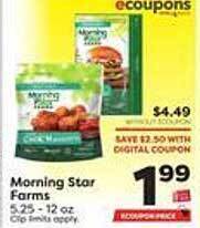 Weis Markets Morning star farms offer