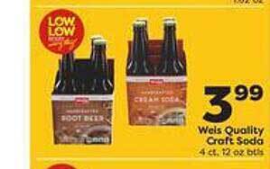 Weis Markets Weis quality craft soda offer