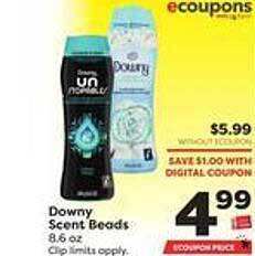 Weis Markets Downy scent beads offer
