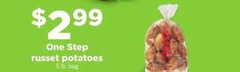 Hy-Vee One step russet potatoes offer