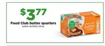 Hy-Vee Food club butter quarters offer