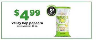 Hy-Vee Valley pop popcorn offer