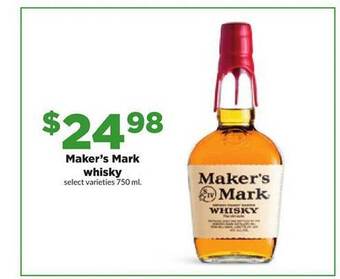 Hy-Vee Maker's mark whisky offer