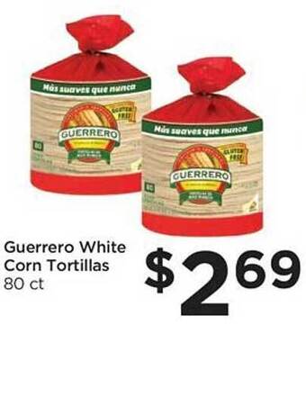 Foods Co Guerrero white corn tortillas offer