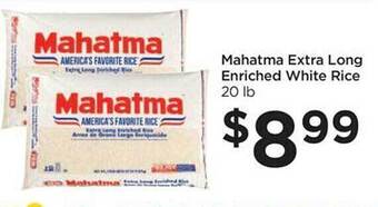 Foods Co Mahatma extra long enriched white rice offer
