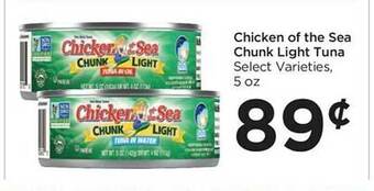 Foods Co Chicken of the sea chunk light tuna offer