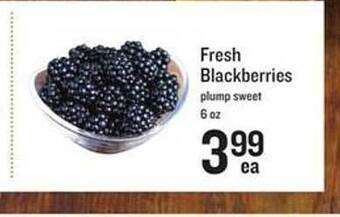 Lowes Foods Fresh blackberries offer