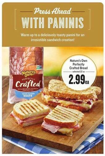 Lowes Foods Nature's own perfectly crafted bread offer