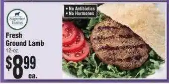 Rosauers Fresh ground lamb offer