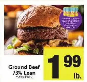 Ground beef 73% lean