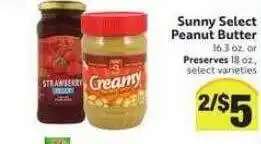 Sunny select peanut butter