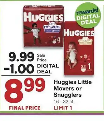 Huggies little movers or snugglers