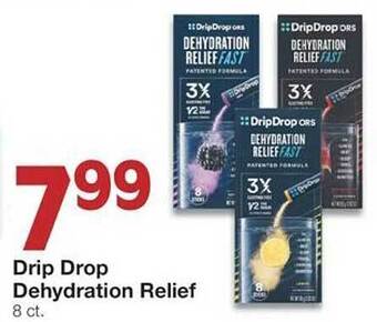 United Supermarkets Drip drop dehydration relief offer