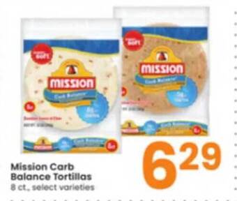 Albertsons Mission carb balance tortillas offer