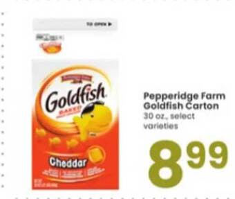 Albertsons Pepperidge farm goldfish carton offer