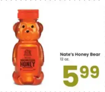 Albertsons Nate's honey bear offer