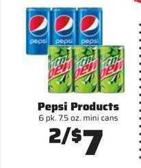 County Market Pepsi products offer