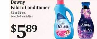 Rosauers Downy fabric conditioner offer