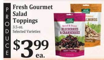 Rosauers Fresh gourmet salad toppings offer