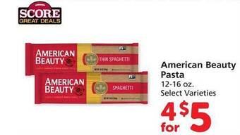 Safeway American beauty pasta offer